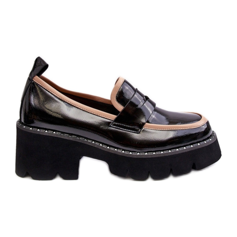 Mocasini de dama din piele lacuita din piele ecologica Neagra negru Mocasini de dama din piele lacuita din piele ecologica Neagra negru