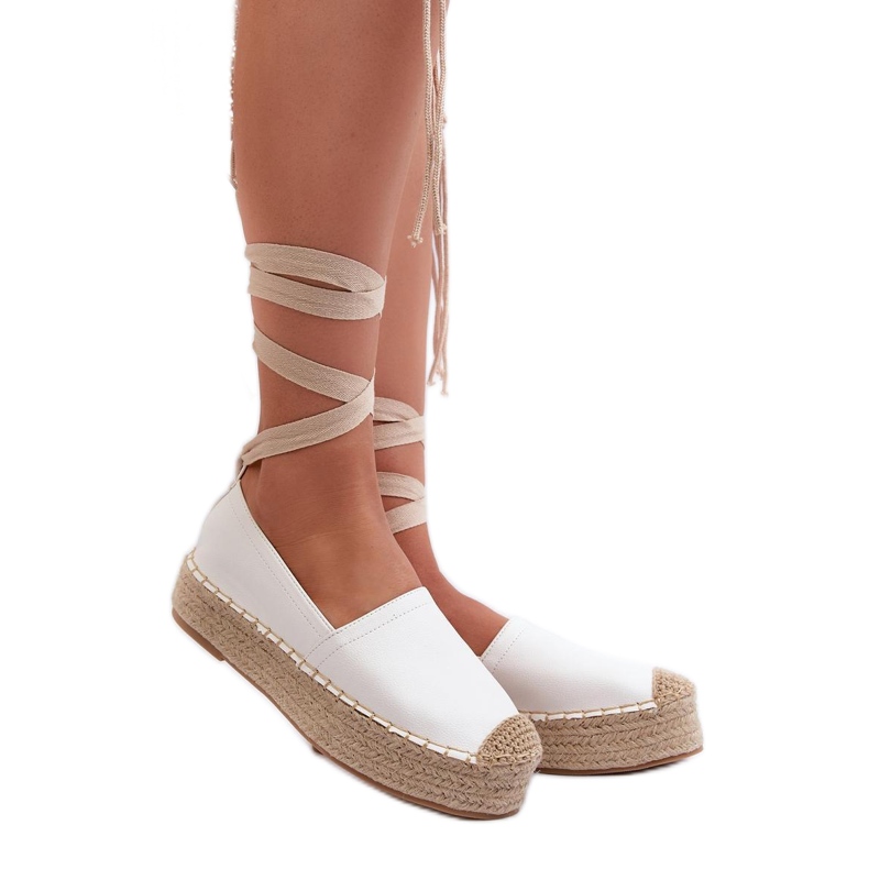 Step in style Espadrile Model Tailesse C-285 White - Pas în stil alb