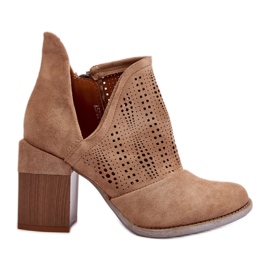 Step in style Cizme Model Niartima A5722-63 Bej - Pas in stil