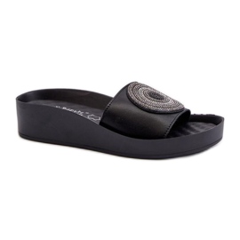 S. BARSKI Flip-flops dama S.Barski Black negru