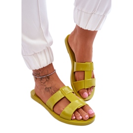 Papuci de dama vegani ZAXY verde Papuci de dama vegani ZAXY verde