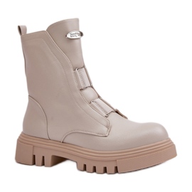 Step in style Muncitori Model Mailyra RMR2150-19 Bej Deschis - Pas in stil