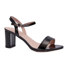 Jezzi Sandale de damă pe post negru