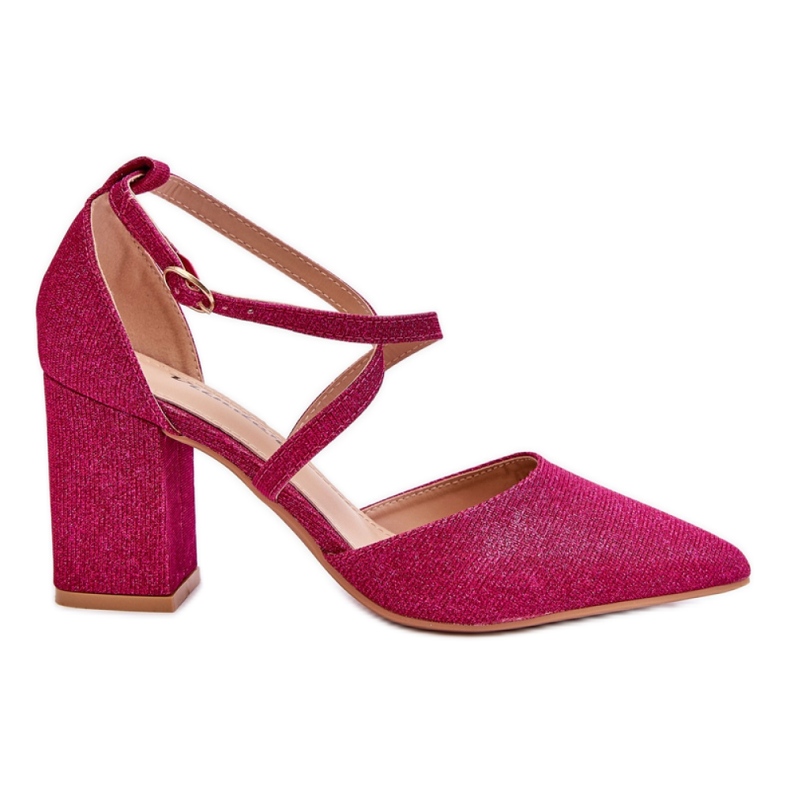 Step in style Pompe Model Galaxy LY-9237-4 Fuchsia - Pas în stil roz