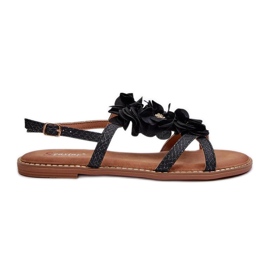 Step in style Sandale Model Abidina JL85 Black - Pas in stil negru