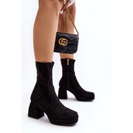 Step in style Cizme Model Adelles HP-340 Black - Pas in stil negru