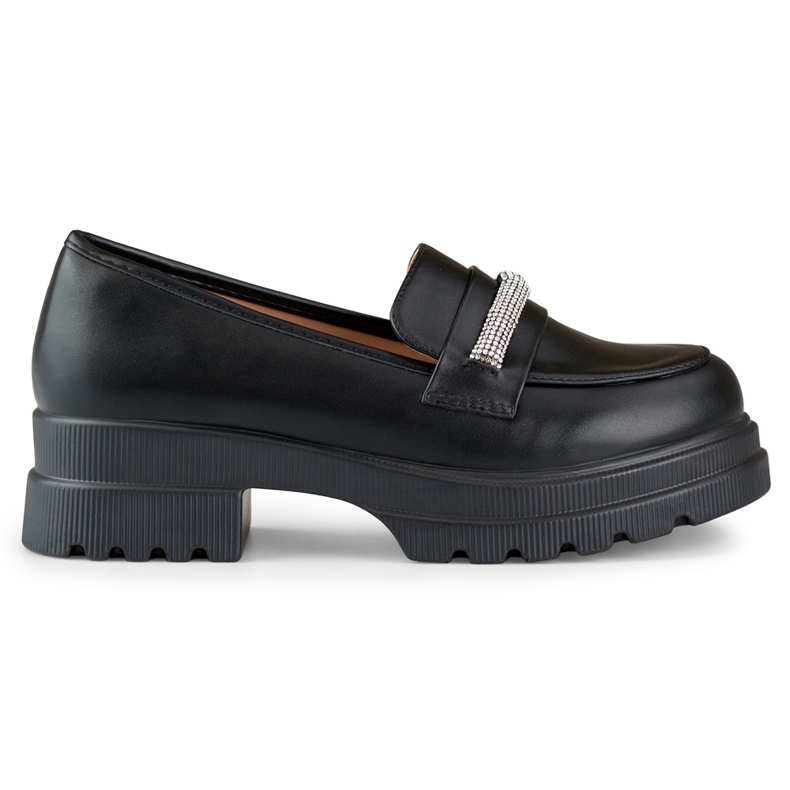 Pantofi dama cu zirconiu cubic B2732B, negru