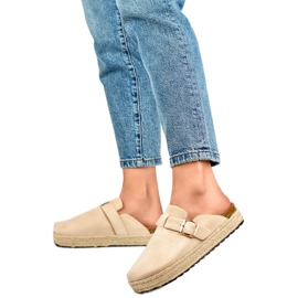 Espadrile de damă DM802BE bej Espadrile de damă DM802BE bej