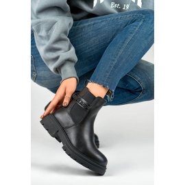 Cizme Chelsea Model 250005B-PU Negru - PRIMO Cizme Chelsea Model 250005B-PU Negru - PRIMO