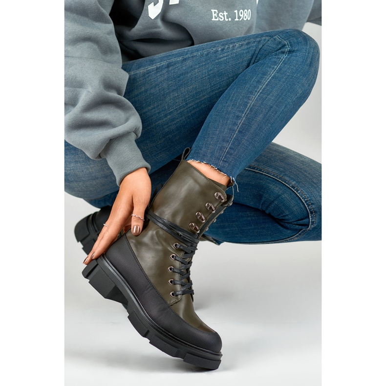 Muncitori Model Garlin JH21-31GR Negru/Verde - PRIMO