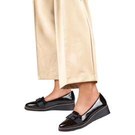 Pompe cu pană 24-10446B negru Pompe cu pană 24-10446B negru