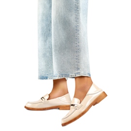 Pantofi dama cu decor 24-58233BE bej Pantofi dama cu decor 24-58233BE bej