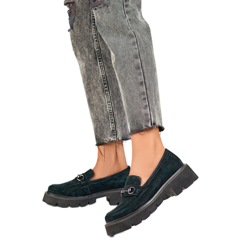 Pantofi dama cu decor 24-7888B negru Pantofi dama cu decor 24-7888B negru