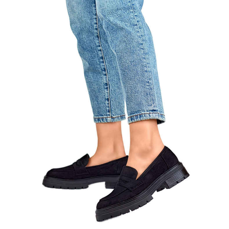 Pantofi negri de damă YL197 negru Pantofi negri de damă YL197 negru