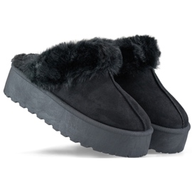 Papuci Model 81366-1B negru