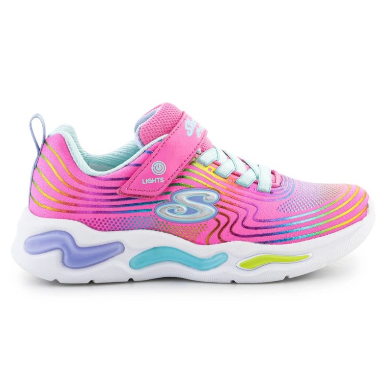 Pantofi Skechers S-Lights Wavy Beams 302338L-PKMT roz