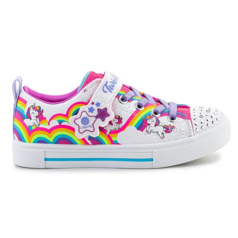 Pantofi Skechers Twinkle Toes S Lights Twinkle Sparks Jumpin Clouds 314809L-WMLT multicolor