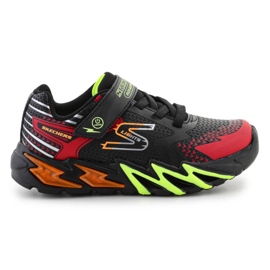 Pantofi Skechers S-Lights Flex-Glow Bolt 400138L-BKRD negru