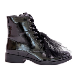 Cizme Izolate Brevet Cu Fermoar S.Barski HY42-991 Negru