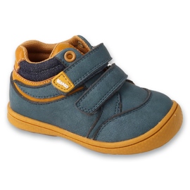 Pantofi copii Befado cu Velcro 169P033, inserție din piele, albastru Pantofi copii Befado cu Velcro 169P033, inserție din piele, albastru