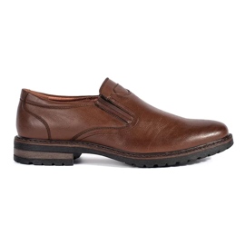 Pantofi slip-on maro pentru bărbați Pantofi slip-on maro pentru bărbați