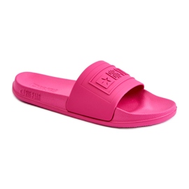 Flip-flops de damă ușoare Big Star OO274037 fucsia roz Flip-flops de damă ușoare Big Star OO274037 fucsia roz