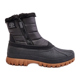Cizme de zăpadă pentru femei izolate cu blană, fermoar Lee Cooper LCJ-24-44-2866 negru