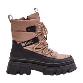 Cizme de zăpadă damă cu fermoar Lee Cooper LCJ-24-47-3143 bej Cizme de zăpadă damă cu fermoar Lee Cooper LCJ-24-47-3143 bej