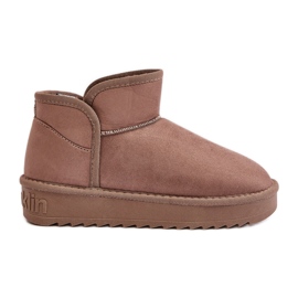 Cizme de zapada cu platforma de dama D.Franklin DFSH370010 Taupe bej