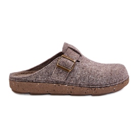 Papuci pentru bărbați cu șlapi preventivi cu cataramă Inblu MT000012 bej