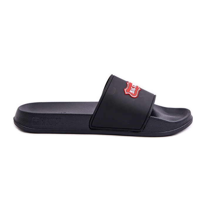 Flip-flops pentru bărbați cu logo-ul Big Star OO174028 negru