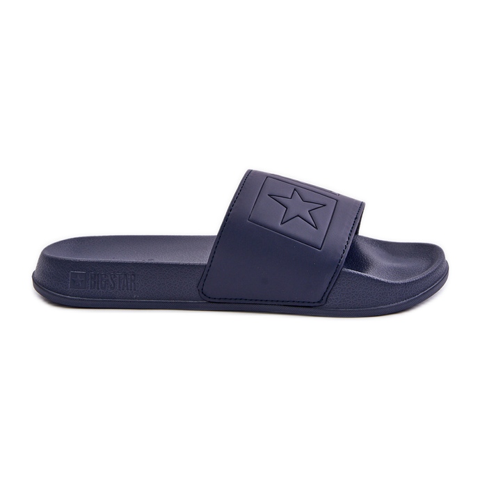 Flip-flops pentru bărbați ușoare, cu logo-ul Big Star OO174031 bleumarin albastru