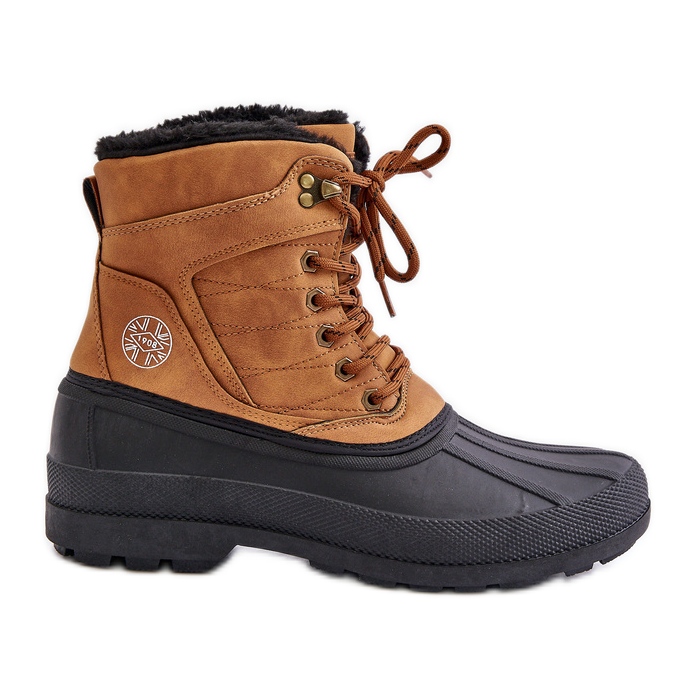 Cizme de zăpadă pentru bărbați Lee Cooper LCJ-24-44-2873M Camel maro Cizme de zăpadă pentru bărbați Lee Cooper LCJ-24-44-2873M Camel maro
