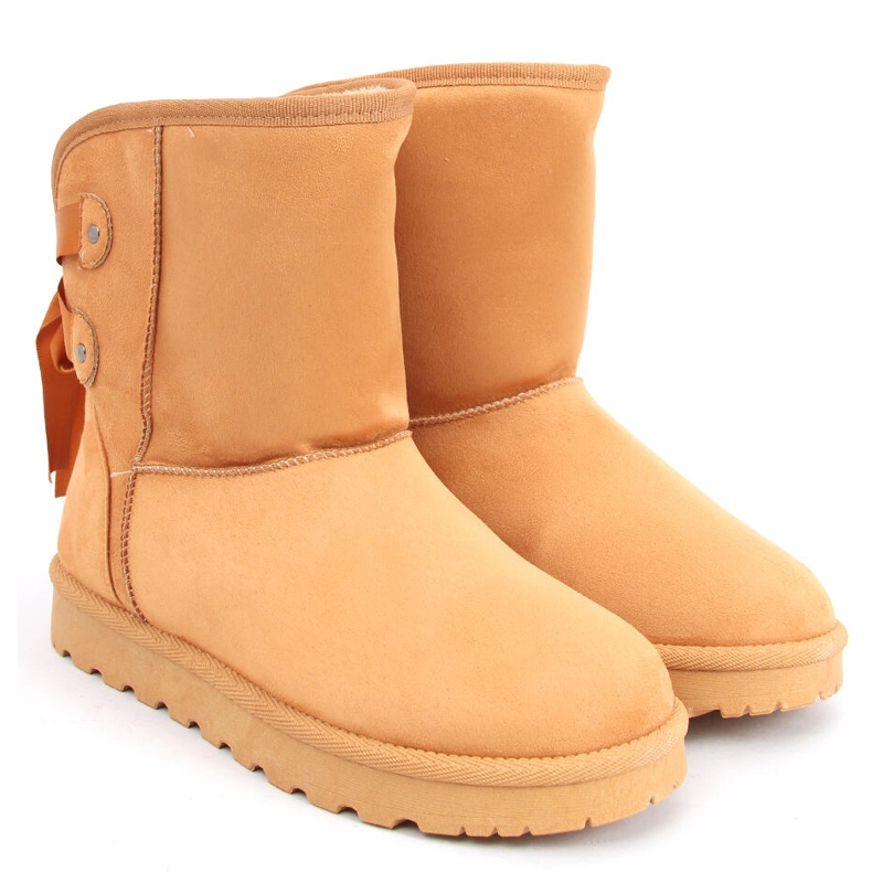 Cizme de zapada Emusy cu fundite Stella Camel maro