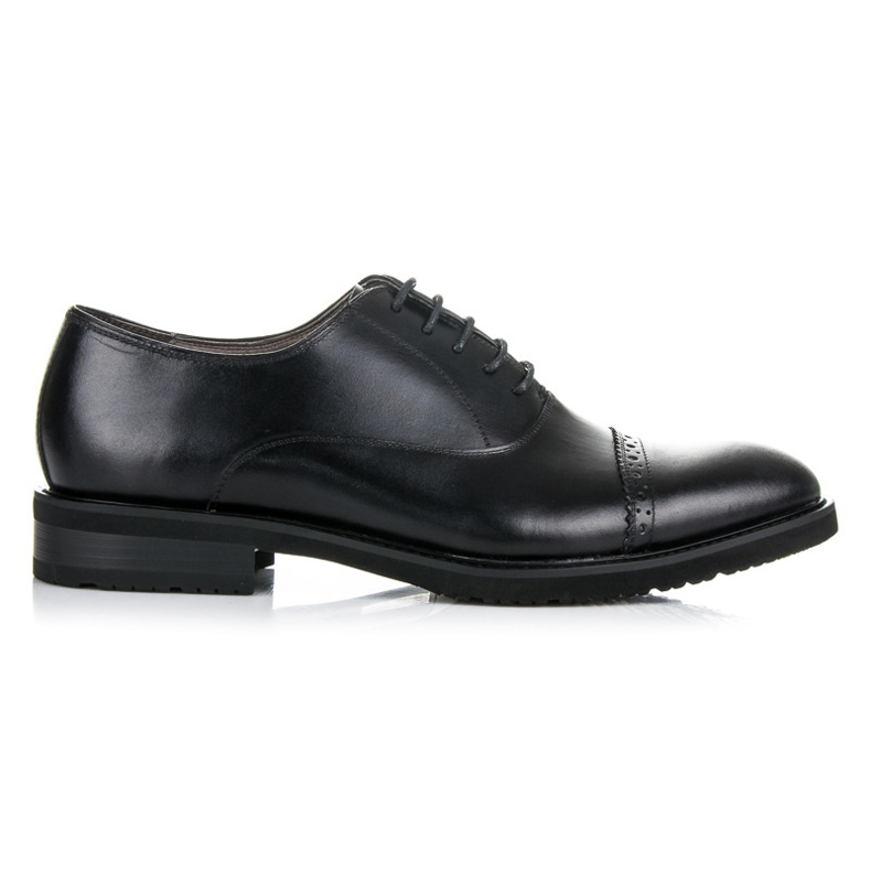Sorrento Oxford din piele negru