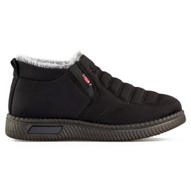 Cizme de zapada dama joase, izolate, negre 7792B negru