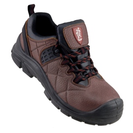 Pantofi de lucru URGENTI cu varf metalic 248/S1 maro