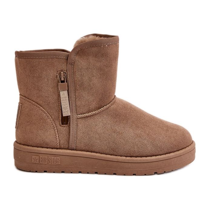 Cizme de zăpadă pentru damă Big Star OO274A165 Bej