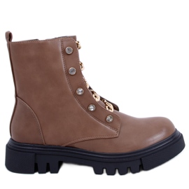 Cizme militare Lopez Taupe maro