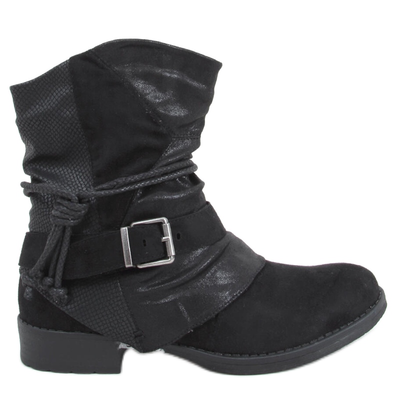 Cizme militare Medo Negre negru
