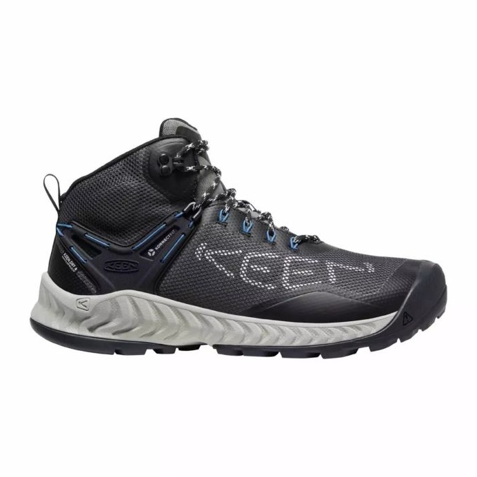 Pantofi KEEN Nxis Evo Mid Wp MAGNET/BRIGHT Cobalt KE-1026108 negru