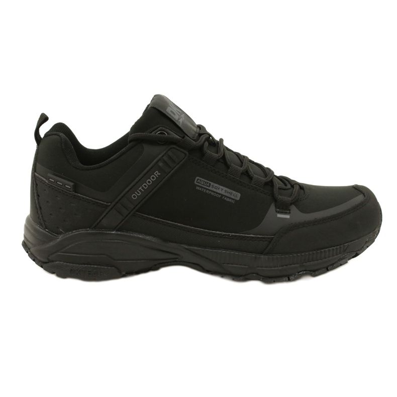 Pantofi de trekking pentru bărbați SOFTSHELL DK negri negru Pantofi de trekking pentru bărbați SOFTSHELL DK negri negru