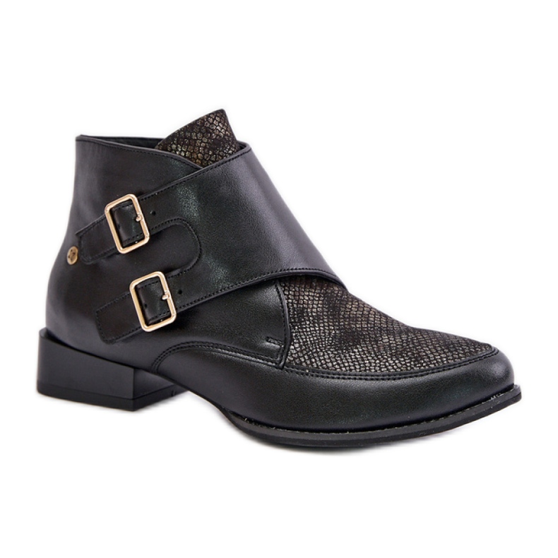 Maciejka 06696-01 Cizme negre negru