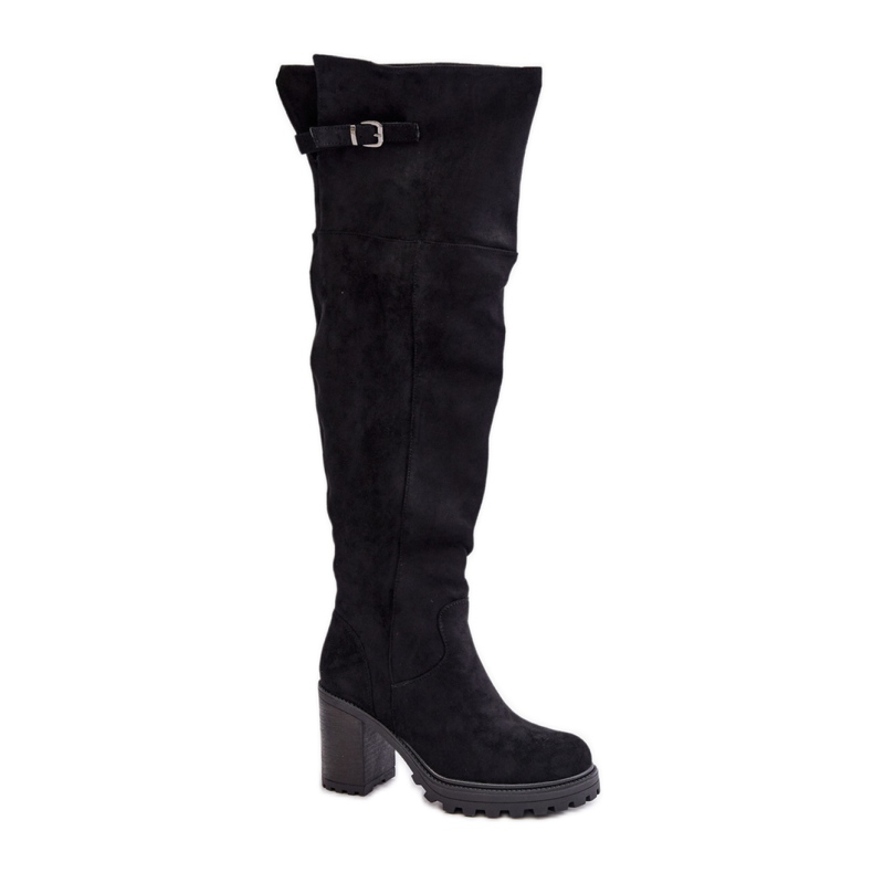 Cizme Model LQ-76 Negru Cizme Model LQ-76 Negru