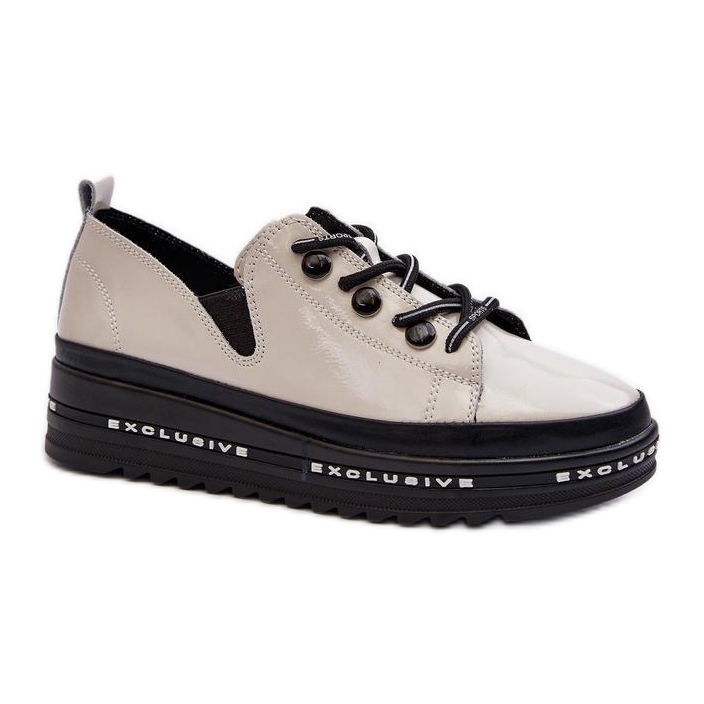 S. BARSKI Pantofi S.Barski LR620 Beige - bej