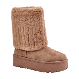 Cizme de zapada Model 24BT30-8021 Bej Cizme de zapada Model 24BT30-8021 Bej