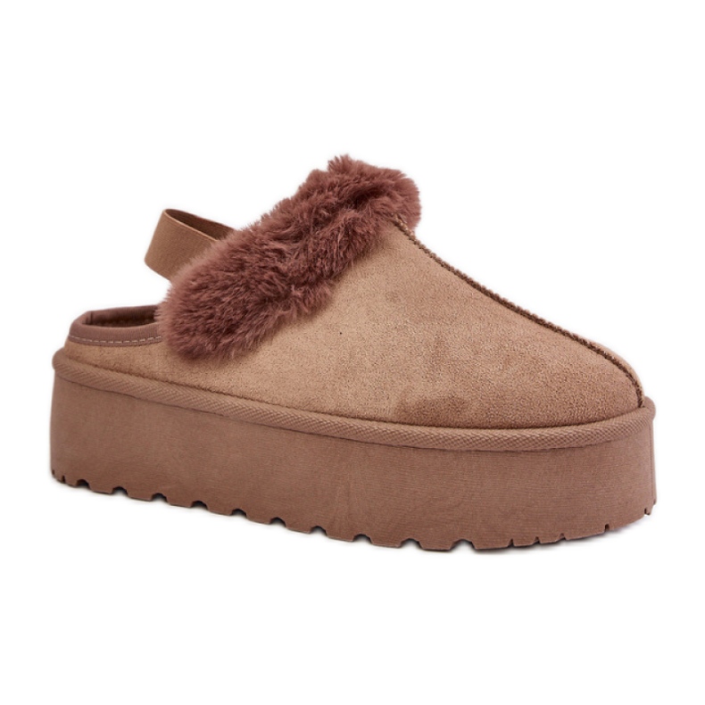 Papuci Model 24890 Bej Inchis