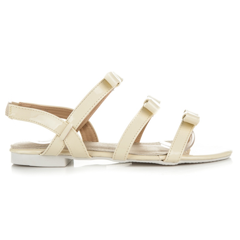 Vices Sandale Lacuite Cu Fundite galben Vices Sandale Lacuite Cu Fundite galben