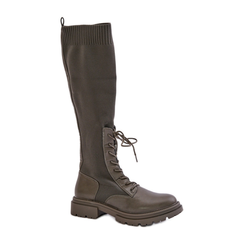 Cizme Model 68129 Verde Inchis