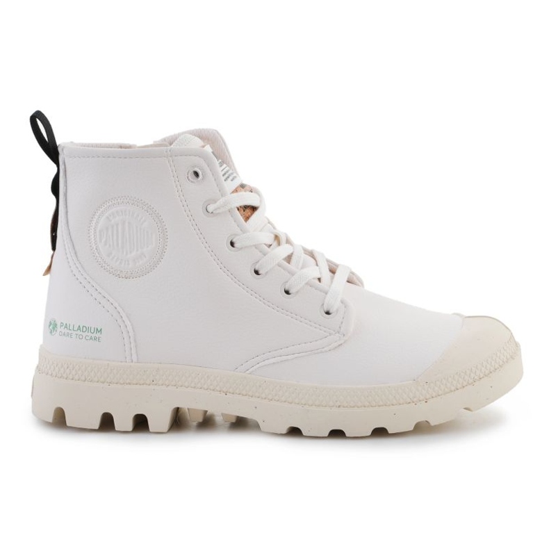 Pantofi Palladium Pampa Hi Re Vegan Lth 74378-116-M alb
